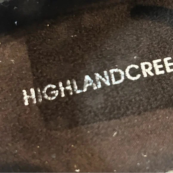 Highland Creek Brown beige leather lace up slip on loafer women’s size 7.5M - Picture 4 of 12